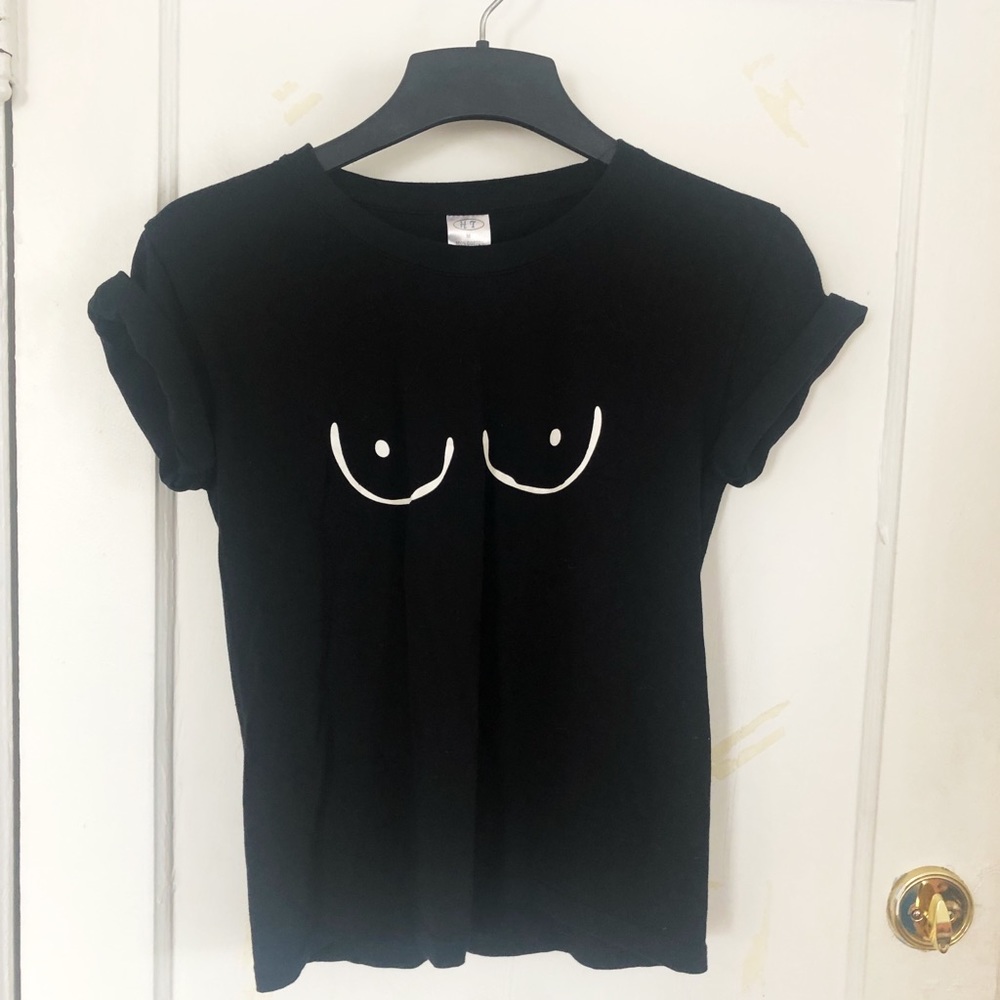 Black “Tit” Tee